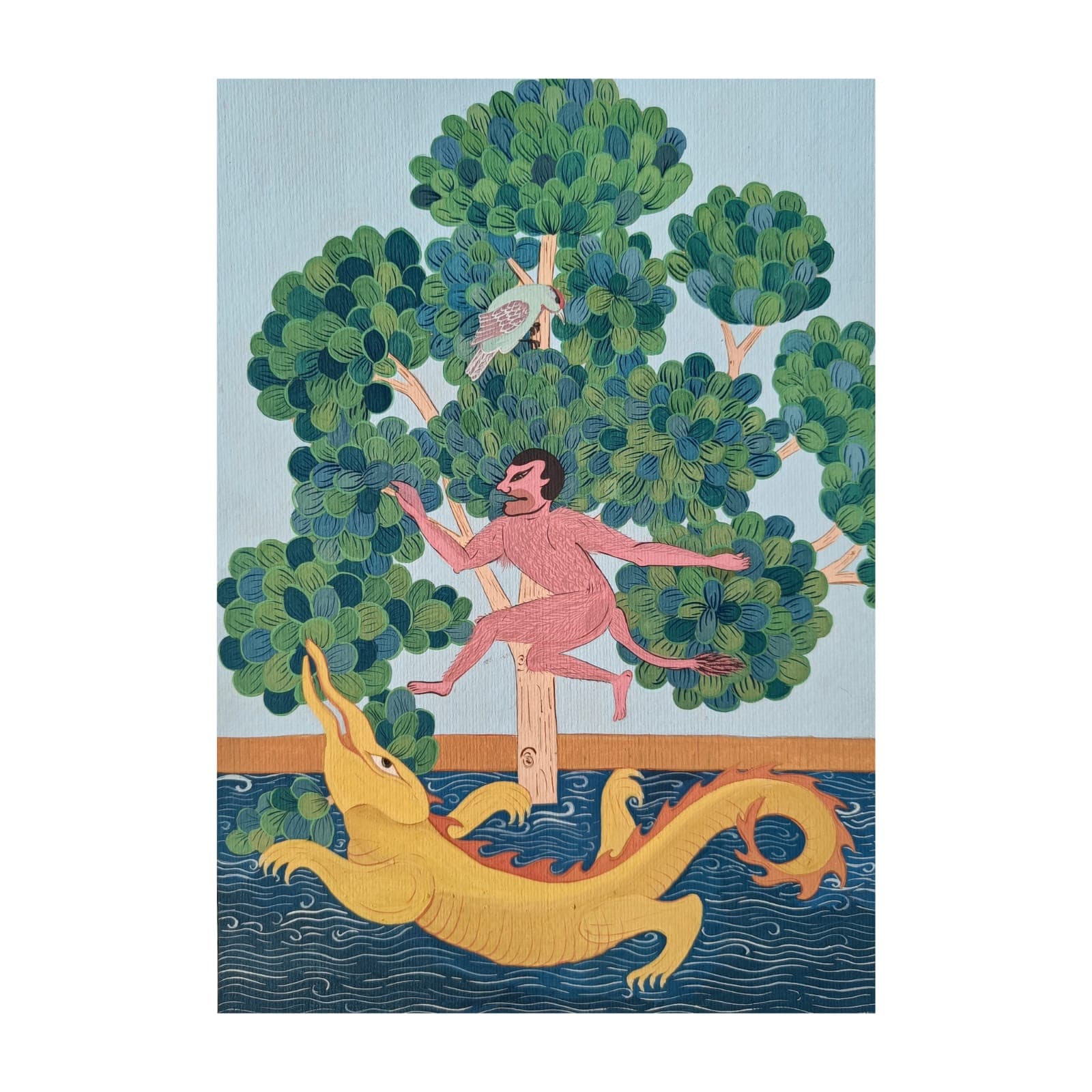 Monkey and Crocodile